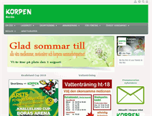 Tablet Screenshot of korpenboras.se